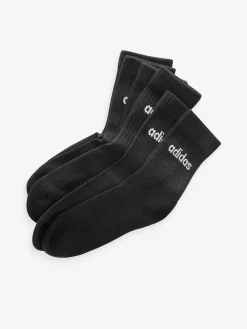 adidas - Linear Crew Cushioned Socks 3 Pack|Femme Chaussettes Et Collants|Chaussettes