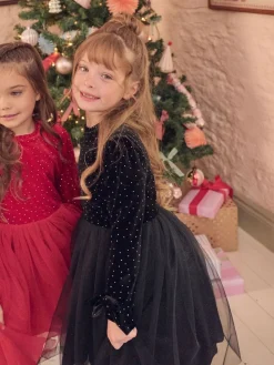 Angel & Rocket Noir - Robe Elsie Velvet en tulle| Robes