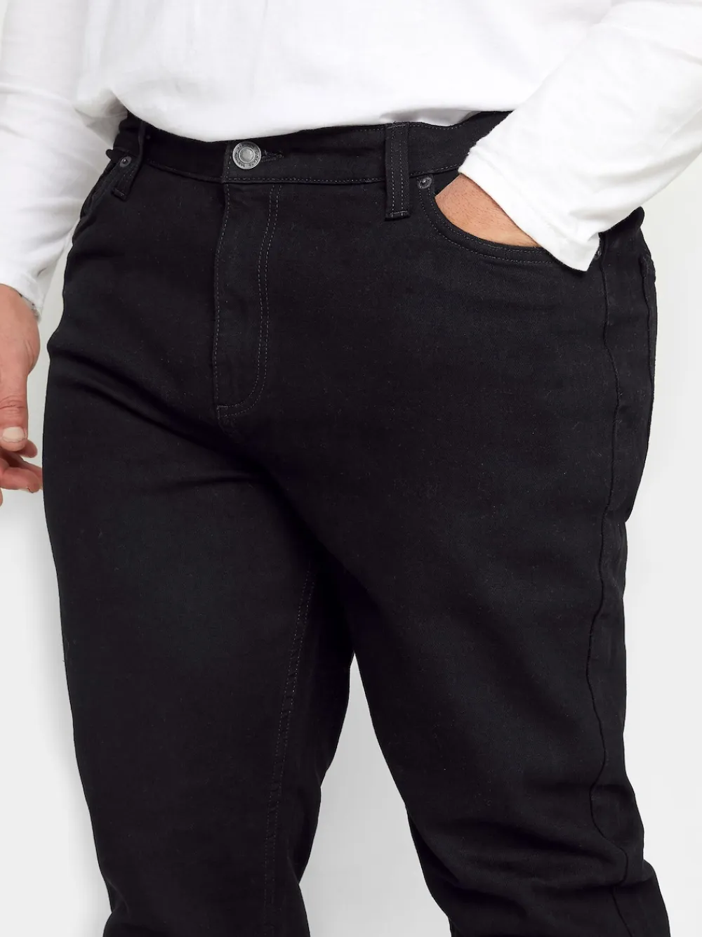 Best BadRhino Big & Tall Noir - Jean stretch