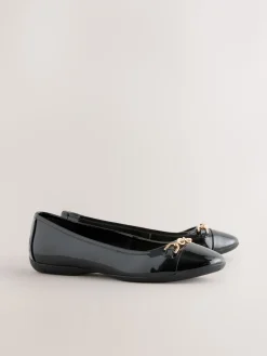 Best Next Noir - Ballerines plates Forever Comfort® avec chaîne