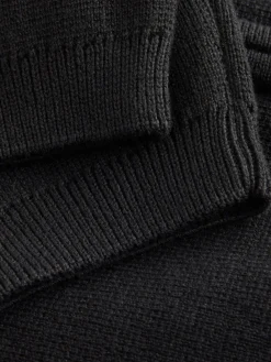Outlet Next - Cardigan zippé en tricot (3-16ans) Noir