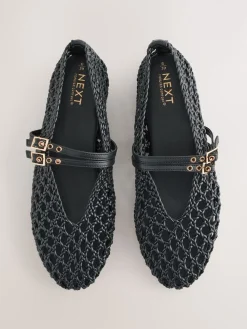 Best Next Noir - Chaussures Forever Comfort® à bout rond et double Mary Jane