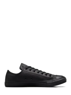Sale Converse Noir - Leather Chuck Ox Trainers