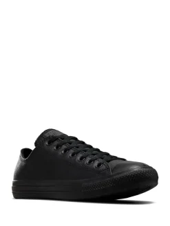 Sale Converse Noir - Leather Chuck Ox Trainers