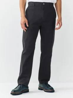 Discount Next - Coupe fuselée régulière - Pantalon chino stretch Noir