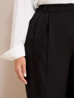 Best Friends Like These Noir - Premium Elastic Back habillé Ample Pantalons Grandes tailles