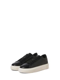JACK & JONES Noir - baskets en PU à semelle épaisse|Homme Baskets