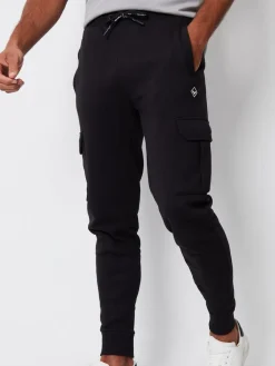 Threadbare Noir - Jogging style cargo|Homme Joggings