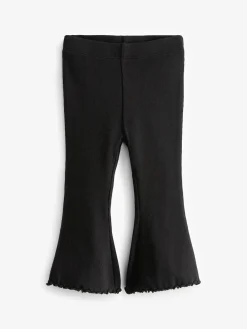 Clearance Next - Leggings évasés à côtes (3mths-7yrs) Noir