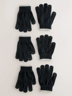 Hot Next Noir - Magic Gants 3 Lot (3-16yrs)
