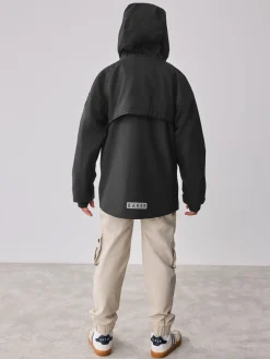 Baker by Ted Baker Noir - Manteau doublé en polaire imperméable| Vêtements Pour L'École|Manteaux Et Vestes