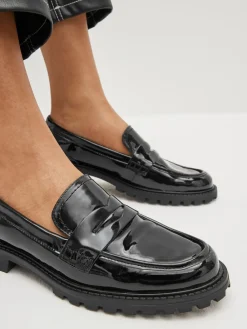 Best Next Noir - Mocassins vernis épais
