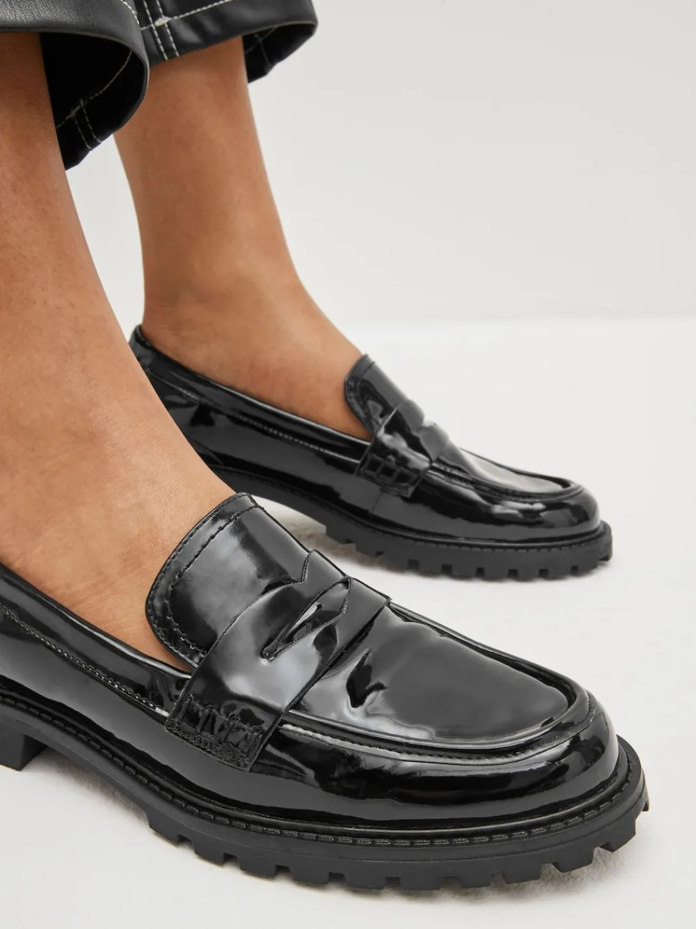 Best Next Noir - Mocassins vernis épais