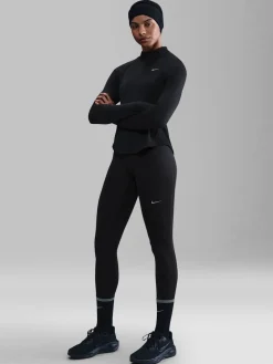 Sale Nike Noir - Tempo taille haute 7/8 Leggings de running