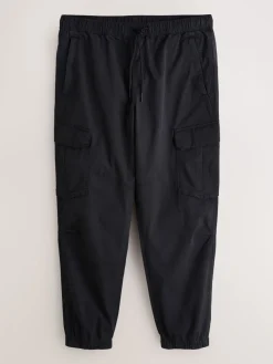 Discount Next Noir - Pantalon cargo stretch en coton