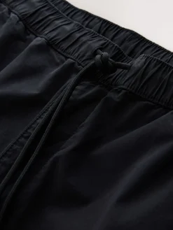 Discount Next Noir - Pantalon cargo stretch en coton