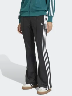 Discount adidas originals Noir - Pantalons de survêtement BB Firebird évasé