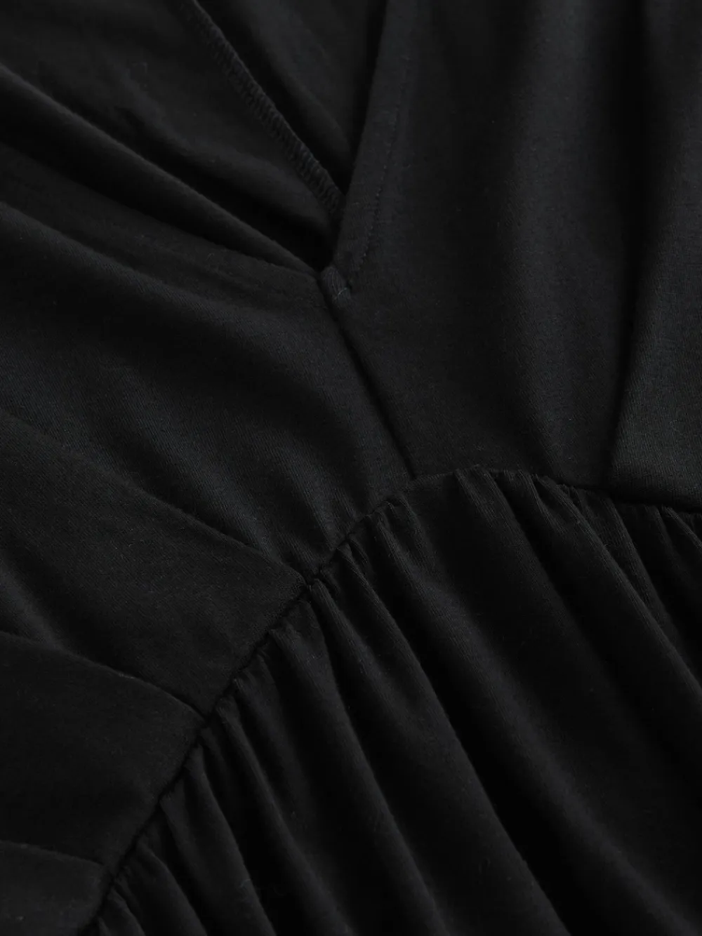 Best Next Noir - Robe longue caftan en jersey