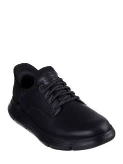 Outlet Skechers Noir - Mens Garza Slip In Trainers