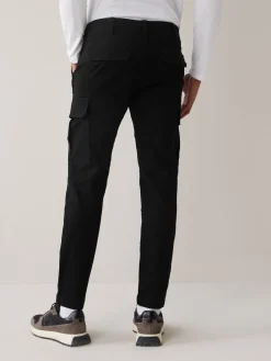 New Next - Slim Fit (Slim Fit) - Pantalon cargo stretch en coton Noir