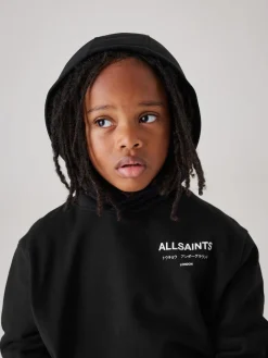 Clearance smALLSAINTS - Oversized Underground Pullover Sweat-shirt à capuche Noir