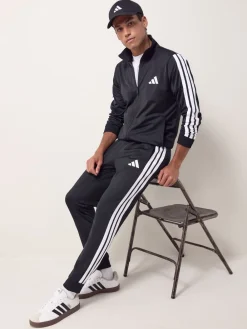 Clearance adidas - Survêtement Sportswear Basic 3 bandes en tricot Noir