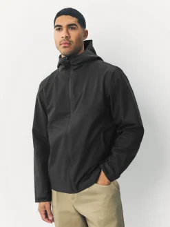 Discount Next Noir - Veste à capuche imperméable DryTech