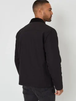 Best Threadbare Noir - Veste légère en sergé