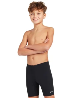 Zoggs Noir - Garçons Cottesloe Mid Jammer Shorts| Maillots De Bain