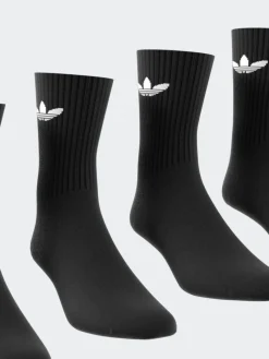 adidas - Lot de chaussettes originals Trefoil Col Rond Chaussettes 6 Noir foncé