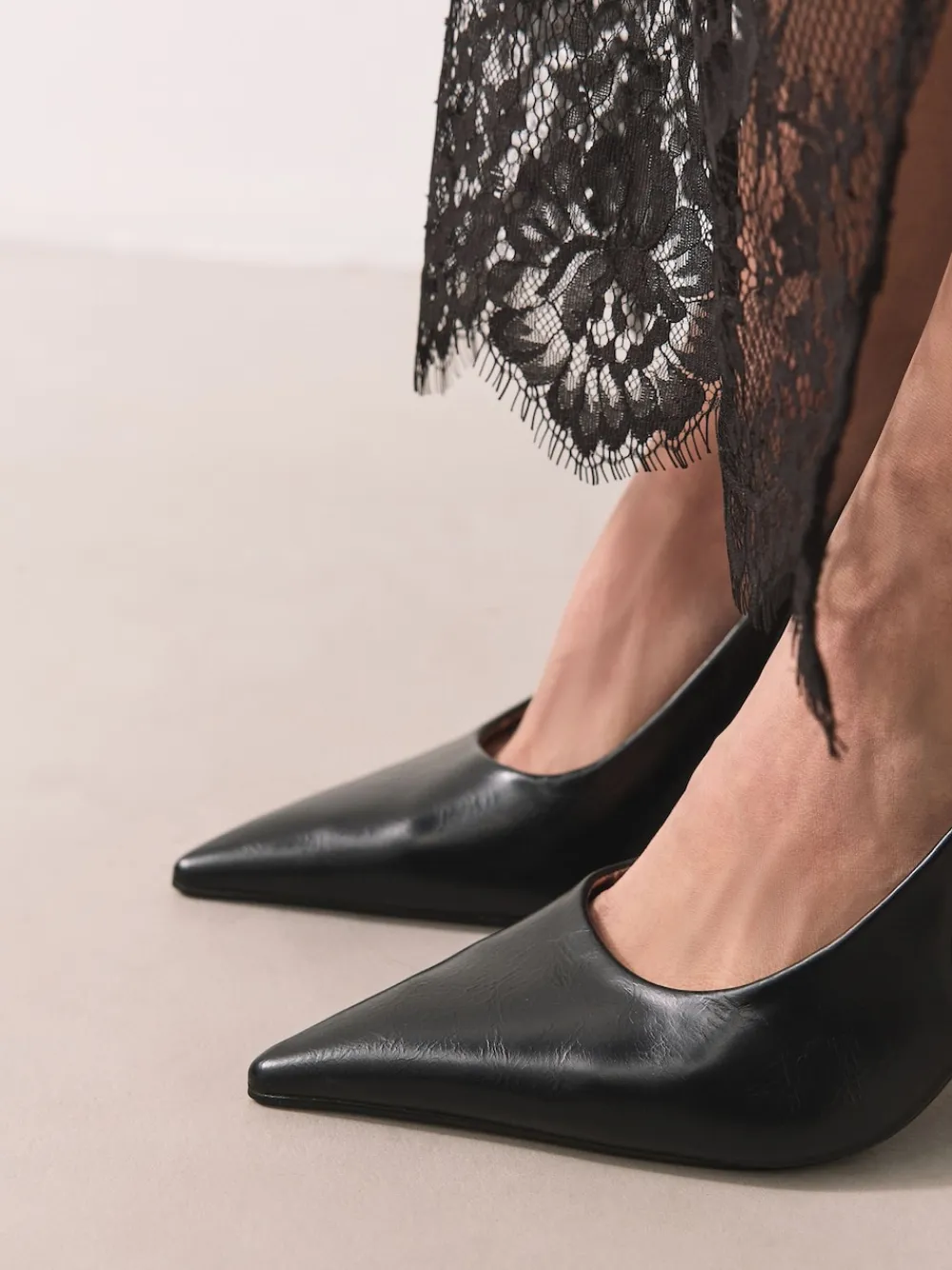 Best Next Noir/Animal - Chaussures à talons Forever Comfort® à bout pointu et à bride arrière
