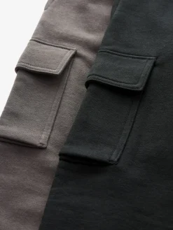 Sale Next Noir/Gris - Lot de 2 joggings cargo (3-16ans)