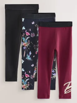 Best Baker by Ted Baker Noir/Rouge - Leggings 3 Lot