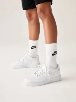 Nike - Youth Air Force 1 Trainers Nouveau Blanc