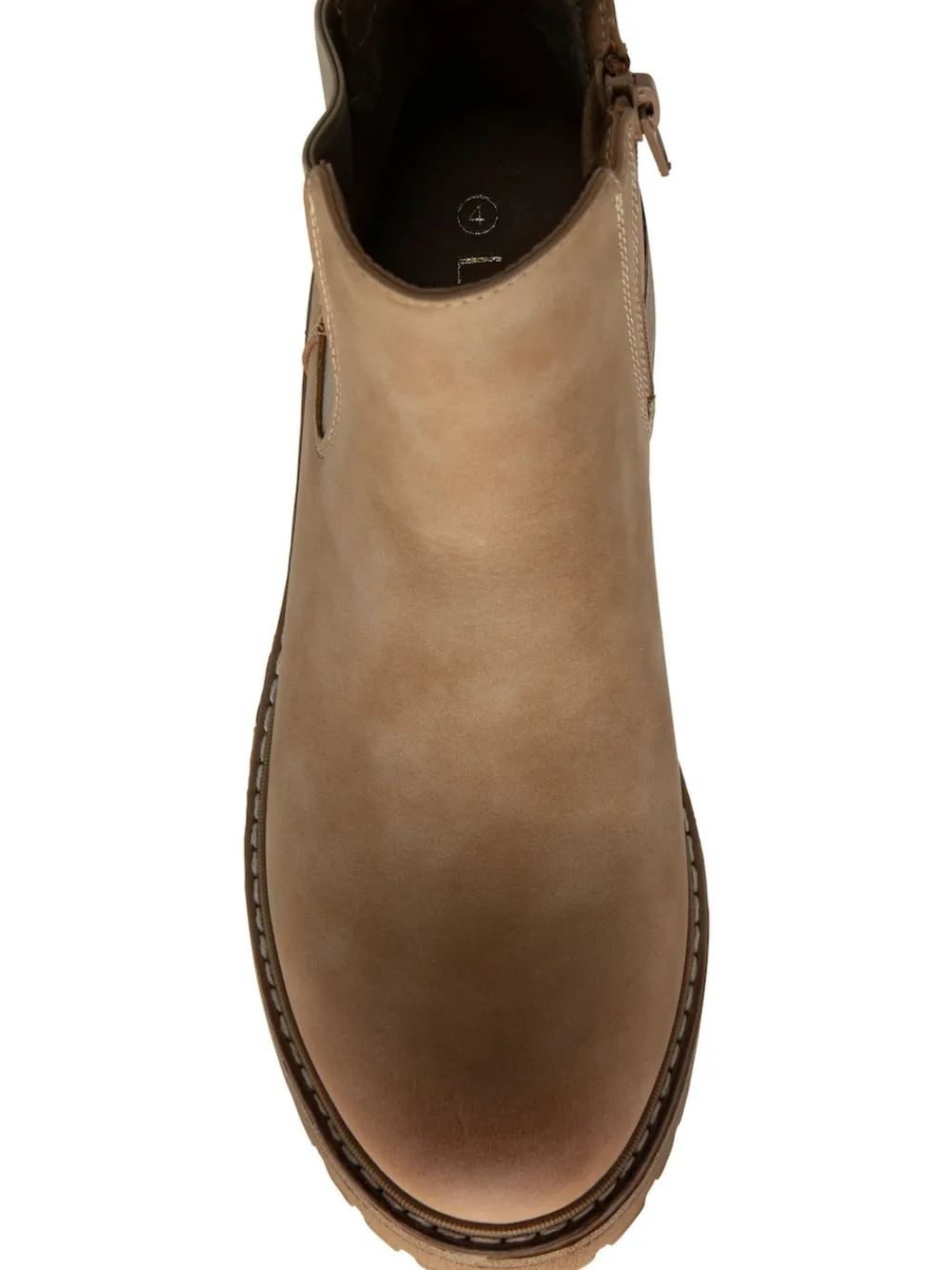 Best Lotus Nude - Bottines zippées Chelsea
