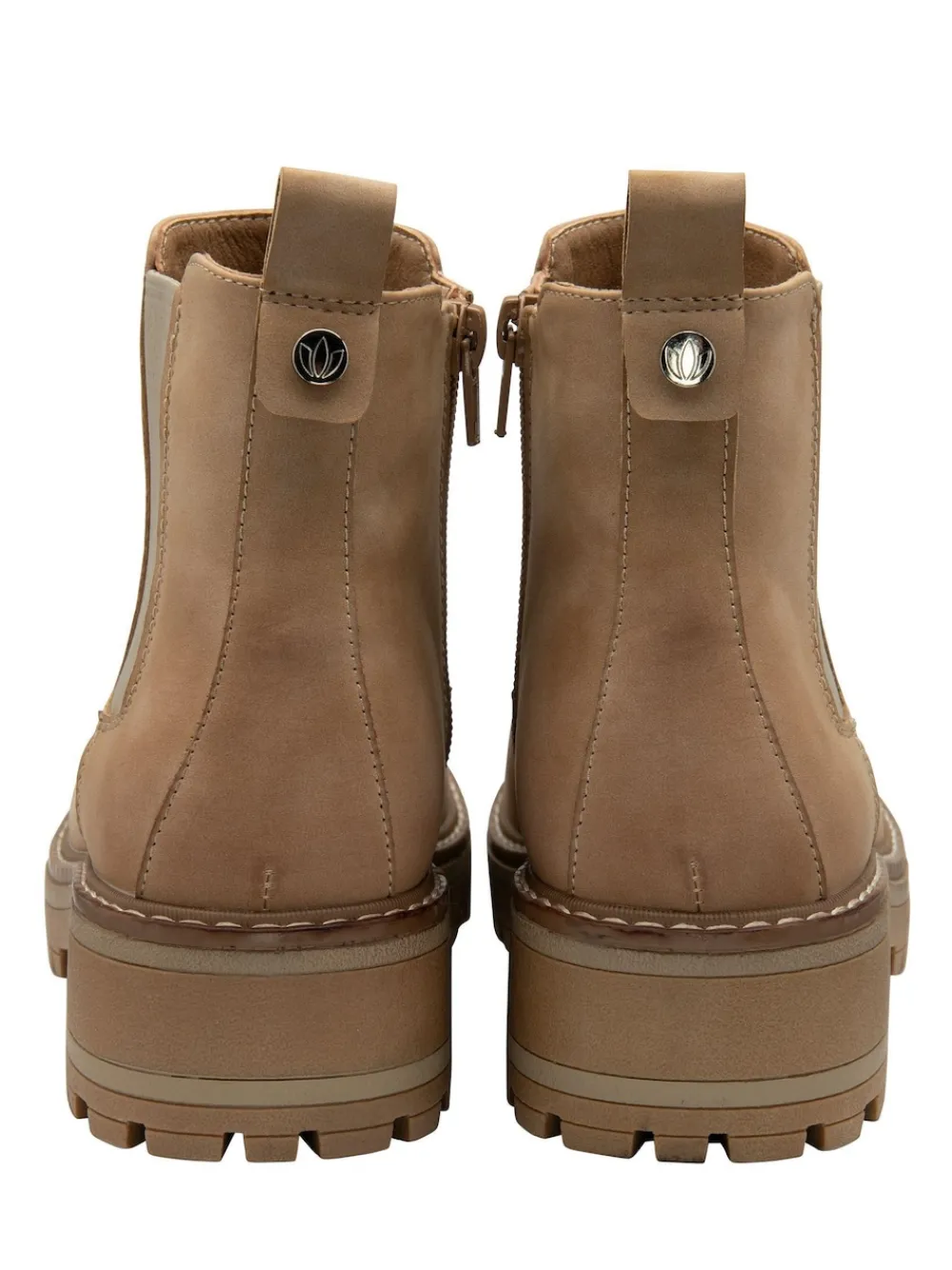 Best Lotus Nude - Bottines zippées Chelsea