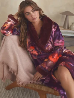 B by Ted Baker Peignoir douillet bordeaux|Femme Robes De Chambre