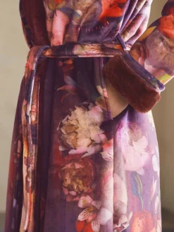 B by Ted Baker Peignoir douillet bordeaux|Femme Robes De Chambre
