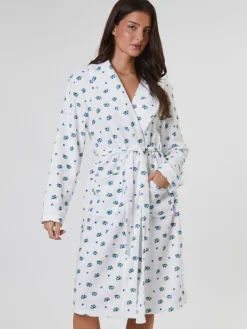 Outlet Loungeable Peignoir Blueberry imprimé léger