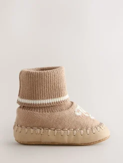 Baker by Ted Baker Pierre - chaussons en maille Bébé garçon| Bottes