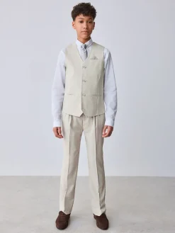 Outlet Baker by Ted Baker Pierre - ensemble gilet, chemise et cravate