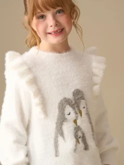 Best Angel & Rocket Pull Penguin en maille