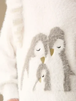 Best Angel & Rocket Pull Penguin en maille