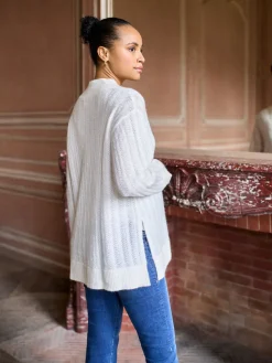 Clearance Seraphine Pulls Grossesse en laine Blend Pointelle