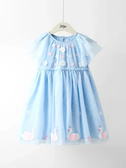 Best Jojo Maman Bébé Robe de soirée en tulle appliqué