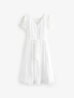 Angel & Rocket Robe longue Aria à manches en dentelle| Robes