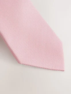 Discount Next - Ajusté - Cravate texturée Rose