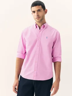 Best Next - Ajustement régulier - Chemise Oxford à manches longues Rose
