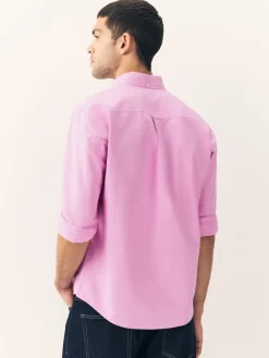 Best Next - Ajustement régulier - Chemise Oxford à manches longues Rose