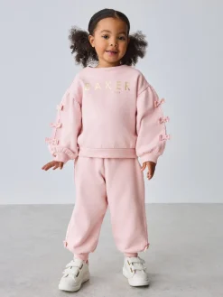 Baker by Ted Baker Rose - ensemble sweat et Joggings bleu 2 Pieces avec nœud sur le côté| Ensembles Et Tenues|Sweats Et Sweats À Capuche